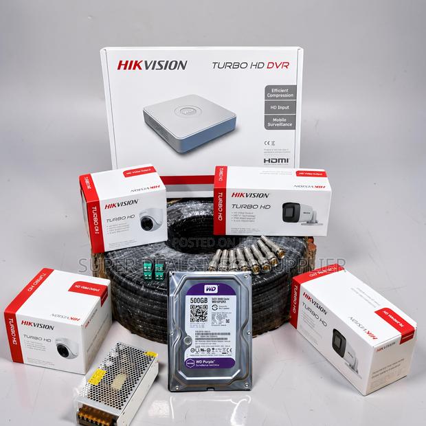 Performance 4 Hikvision 1080P CCTV Cameras Complete System Kit