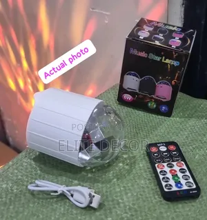 Rechargeable Portable Bluetooth Speaker Mini Music Magic Lamp – 6w