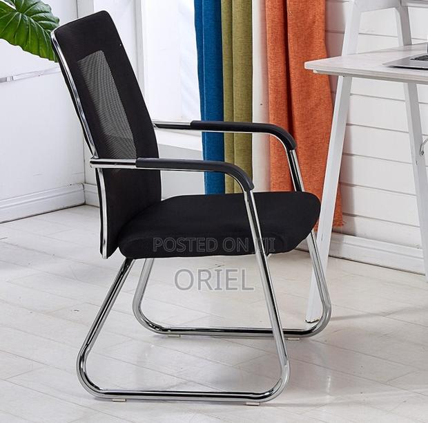 Office Chair : Aluminium Frame Visitor Waiting Chair