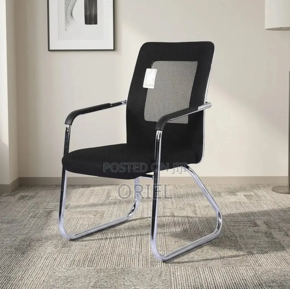 Office Chair : Aluminium Frame Visitor Waiting Chair