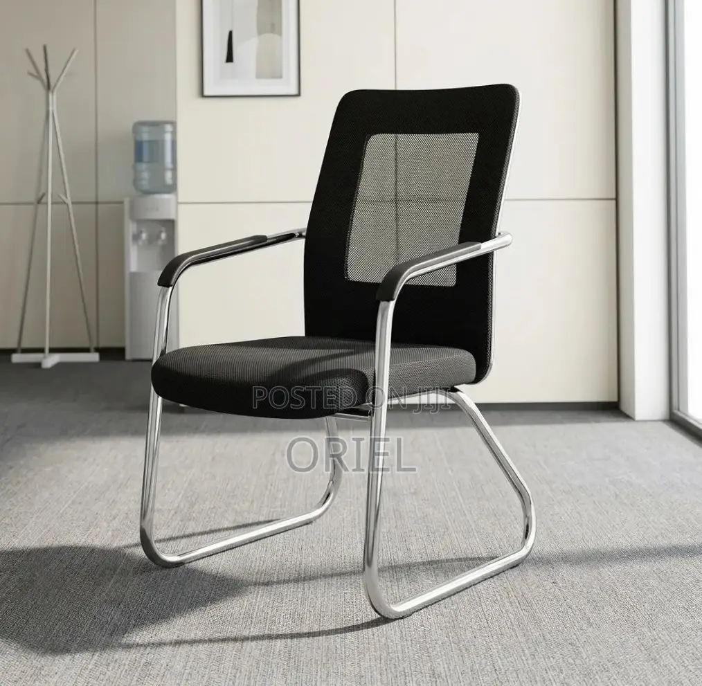 Office Chair : Aluminium Frame Visitor Waiting Chair
