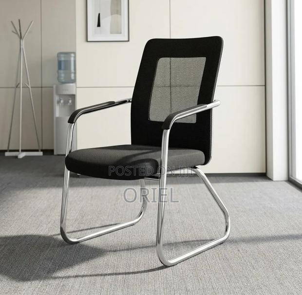 Office Chair : Aluminium Frame Visitor Waiting Chair - thumbnail 6