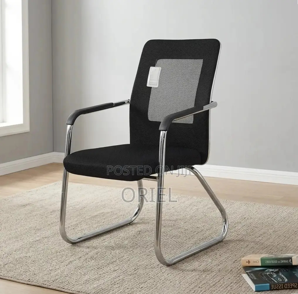 Office Chair : Aluminium Frame Visitor Waiting Chair