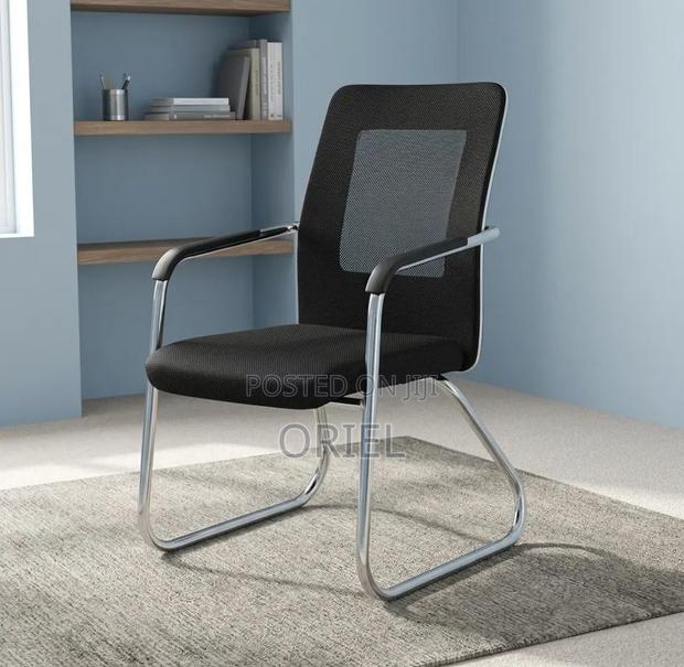 Office Chair : Aluminium Frame Visitor Waiting Chair - thumbnail 9