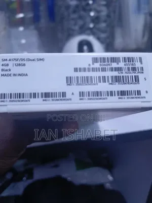 New Samsung Galaxy A17 128 GB Black
