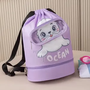 Kids Waterproof Drawstrings Swimming Bag