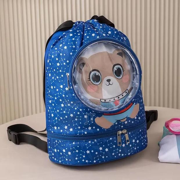 Kids Waterproof Drawstrings Swimming Bag - thumbnail 3