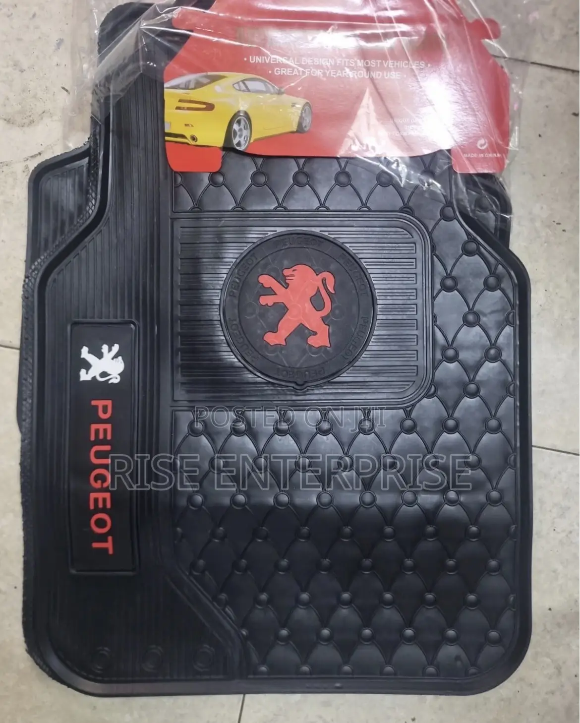 Peugeot Branded 5 PCS Car Mats