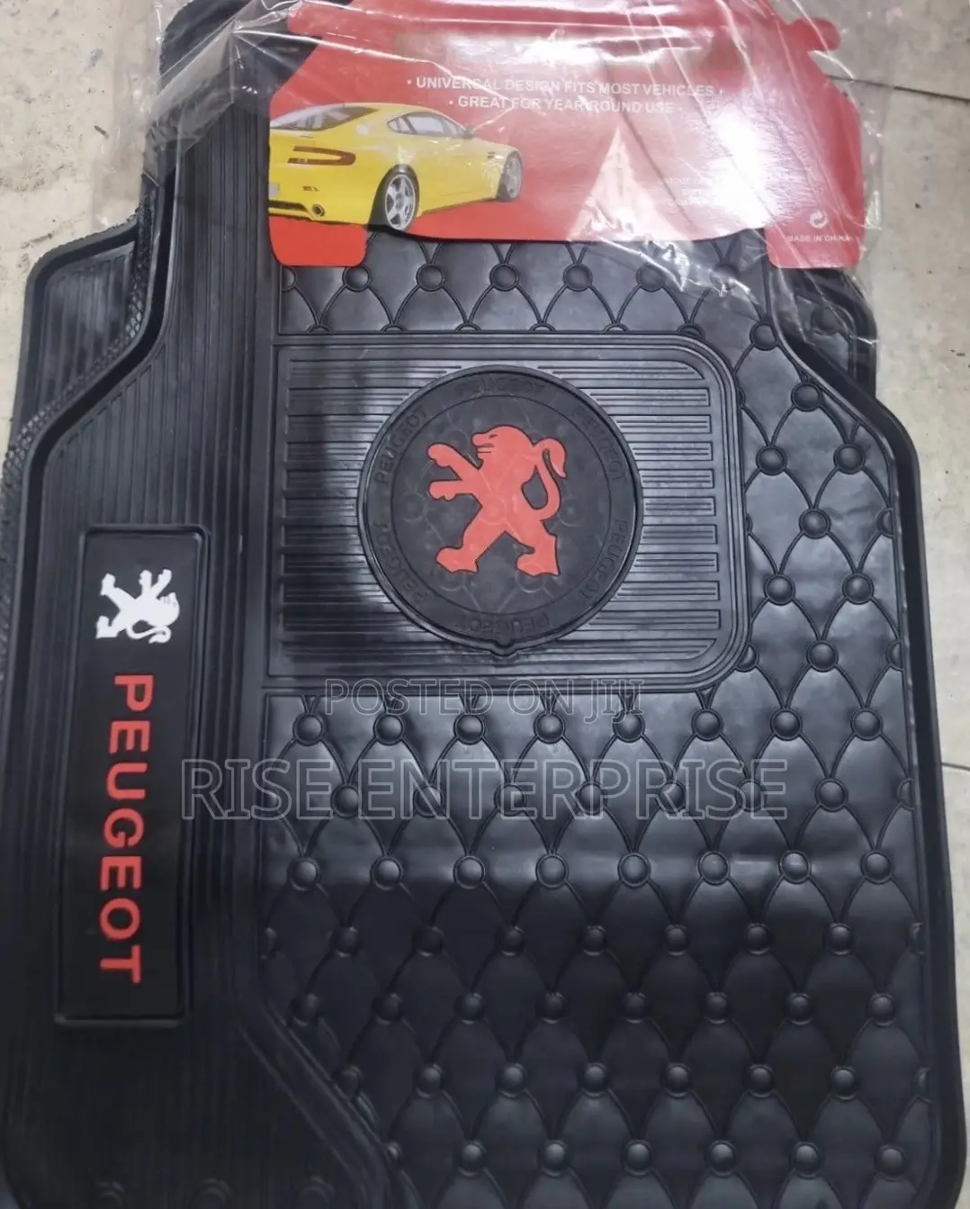 Peugeot Branded 5 PCS Car Mats