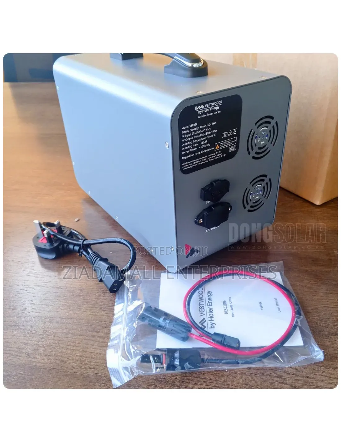 Lithium Battery 500w Vestwoods Portable Power Station – Portable Energ