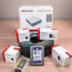 Stable Performance 4 Hikvision 1080P CCTV Cameras Complete System Kit