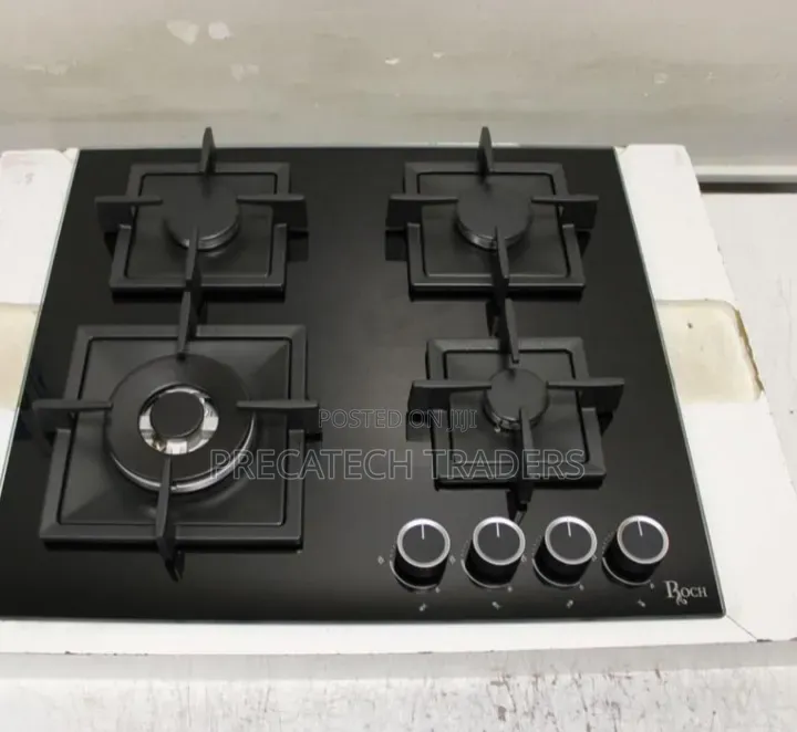 Roch Inbuilt 4 Burner Gas Cooker With Large Wok Burner
