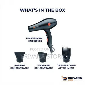 Sayona SY-1000 Hair Dryer 2000W Professional 2 Speeds 3 Heat