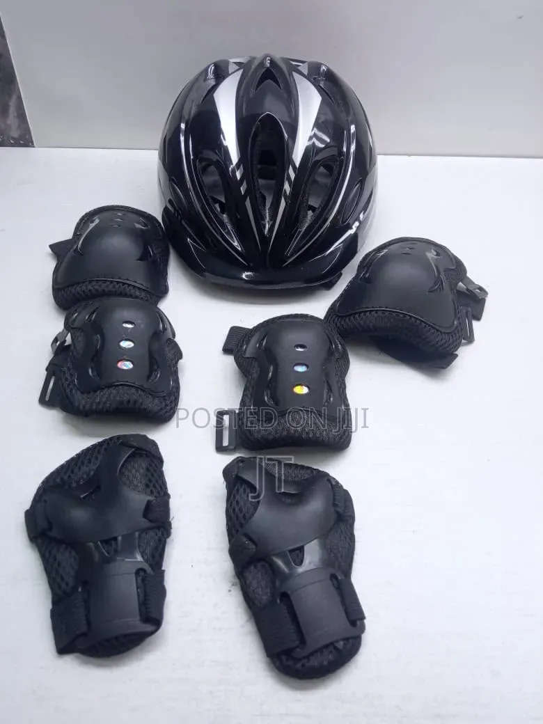 7-in-1 Kids' Protective Gear Set With Hard Helmet