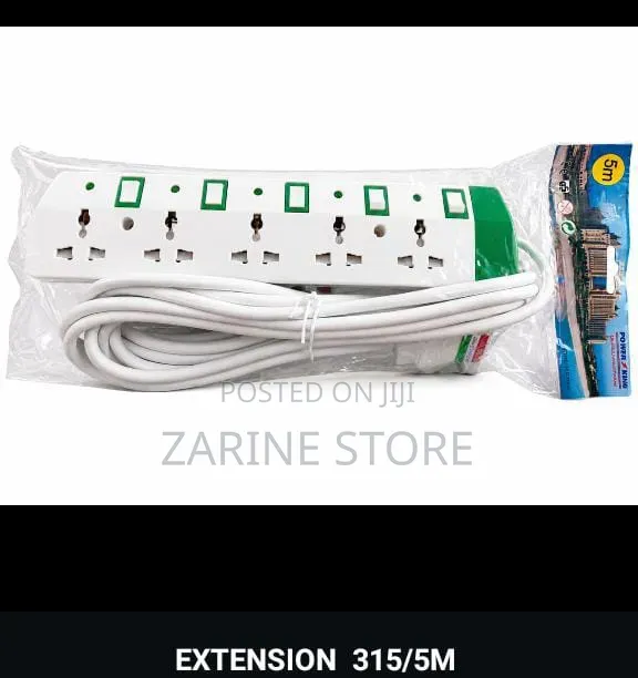5 Ways Power Extension With Surge Protector 5 M Corded