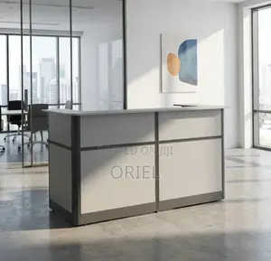 Office Reception Desk : Front Office 1.6m Corporate Reception Desk