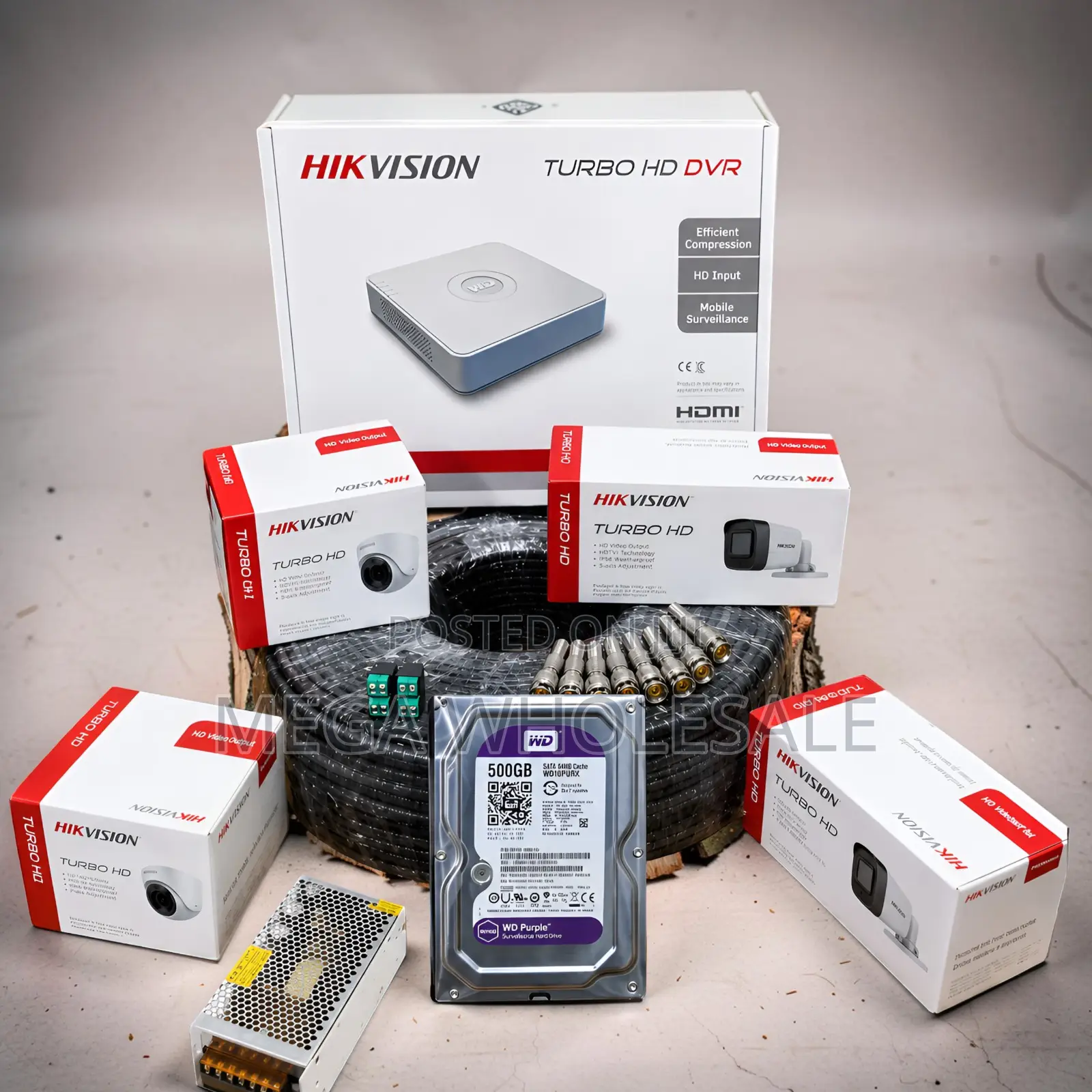 Performance Guaranteed 4 Hikvision 1080P Cameras Complete System Kit