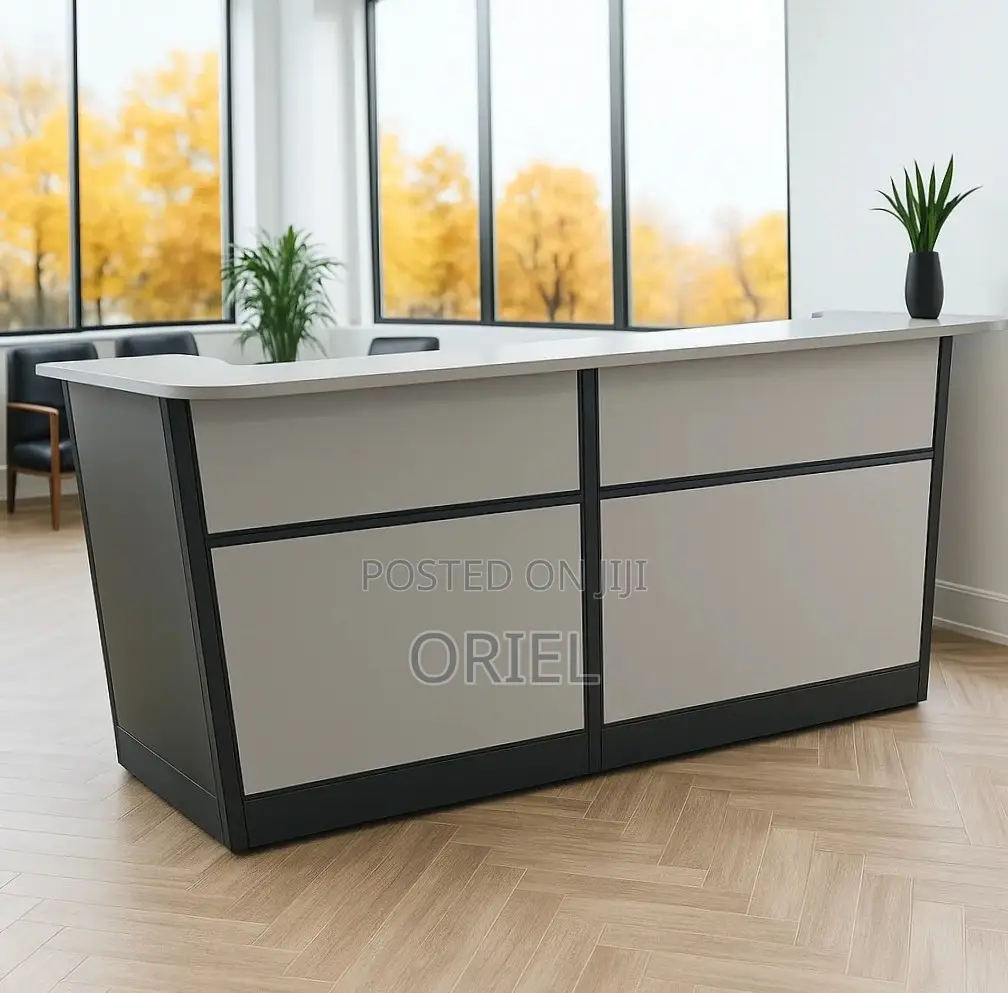Office Reception Desk : Front Office 1.6m Corporate Reception Desk