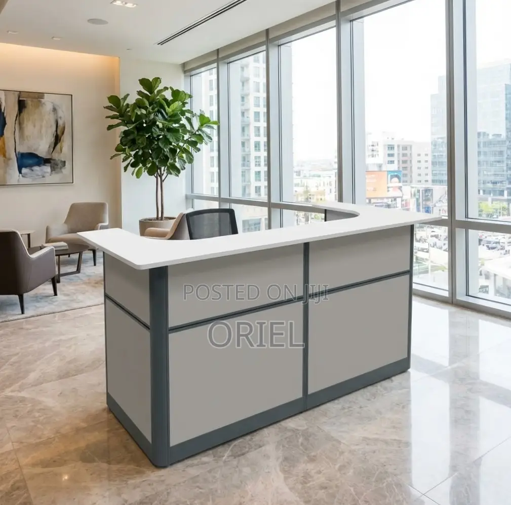 Office Reception Desk : Front Office 1.6m Corporate Reception Desk