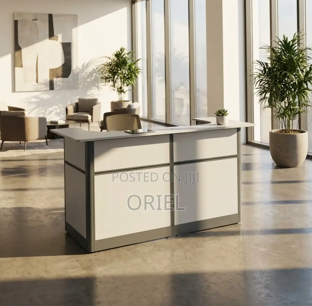 Office Reception Desk : Front Office 1.6m Corporate Reception Desk