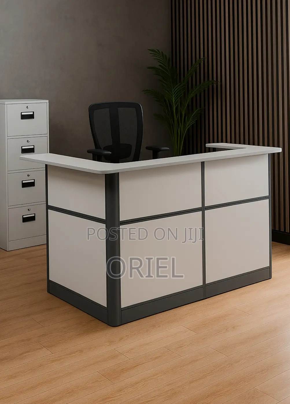 Office Reception Desk : Front Office 1.6m Corporate Reception Desk