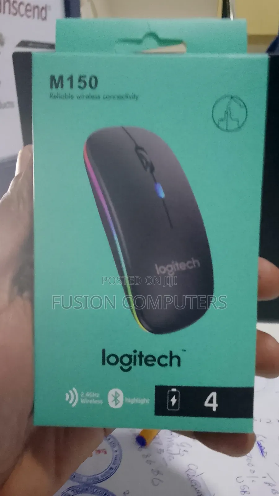 Logitech M150 Dual-Mode Bluetooth and 2.4GHz USB Configurations