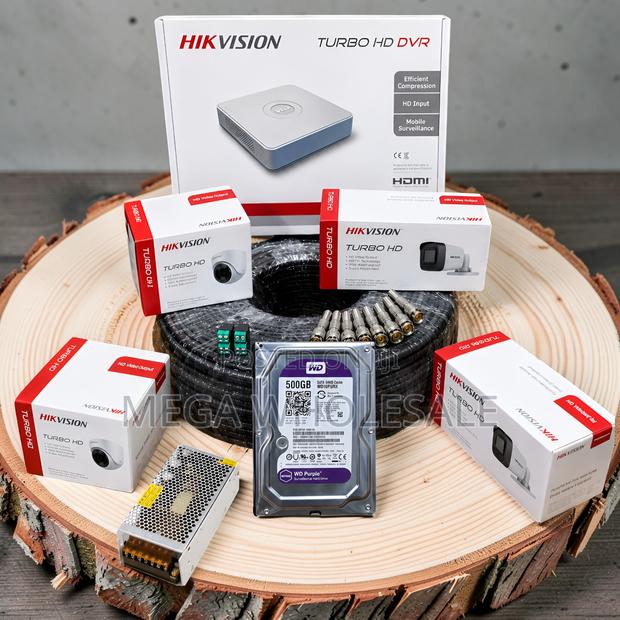 Plug and Play 4 Hikvision 1080P CCTV Cameras Complete System Kit
