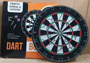 18 Inches Double Sided Flocked Iron Numbers Dart Board