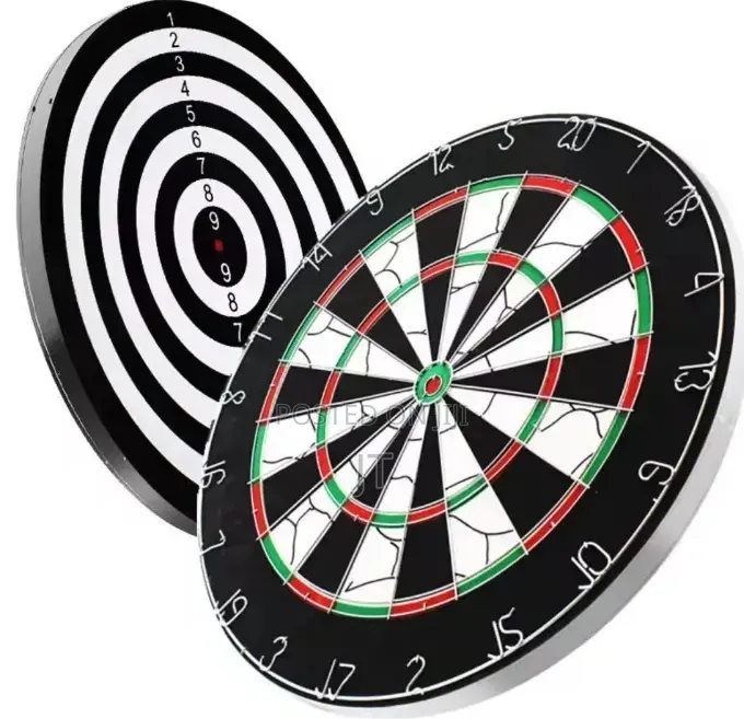18 Inches Double Sided Flocked Iron Numbers Dart Board