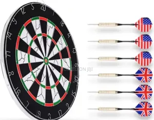 18 Inches Double Sided Flocked Iron Numbers Dart Board