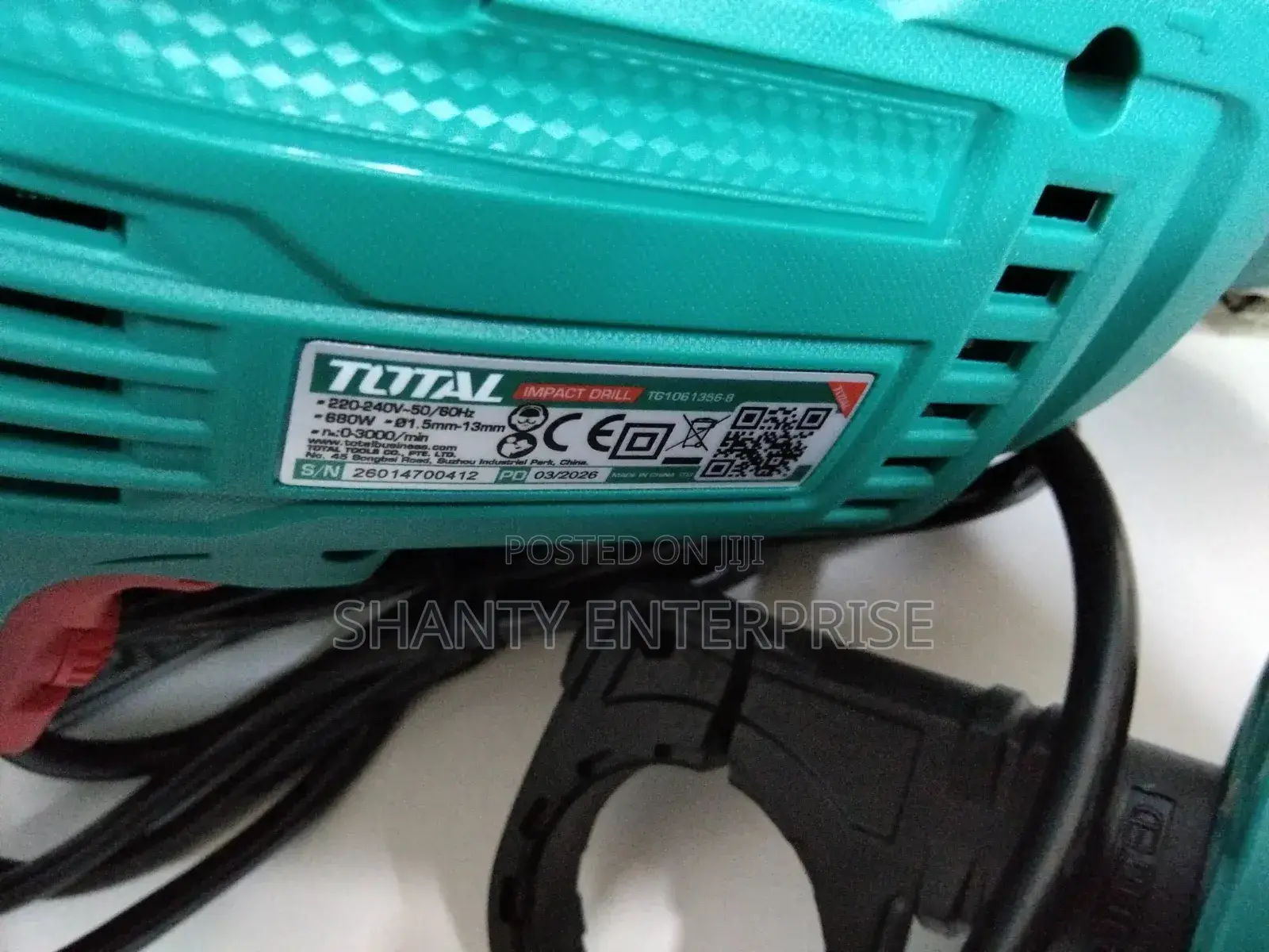 Total Electric Impact Drill 680watts