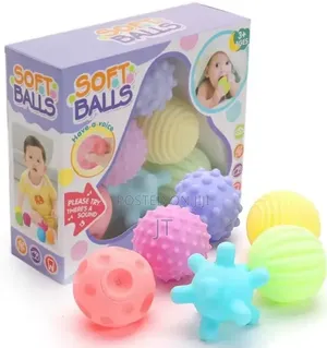 6 Pieces Colourful Soft Balls