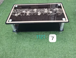 Black Glass Coffee Tables LLJK
