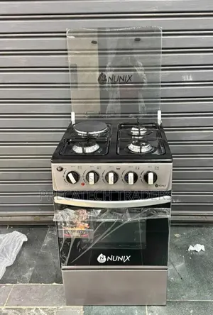 Nunix 3+1 Gas Cooker 50x55 – Gas Oven