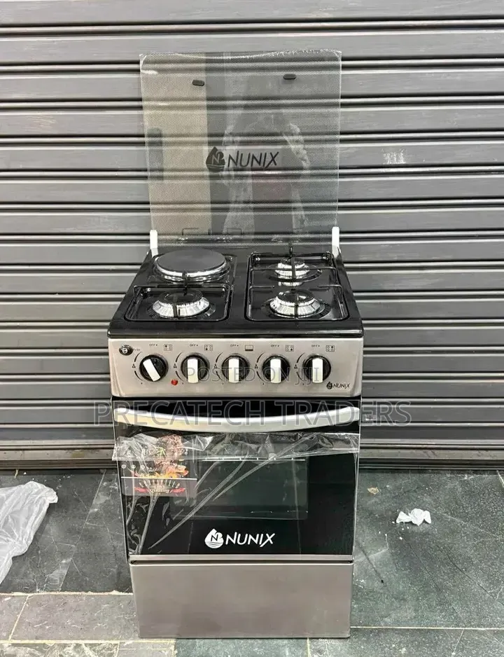 Nunix 3+1 Gas Cooker 50x55 – Gas Oven