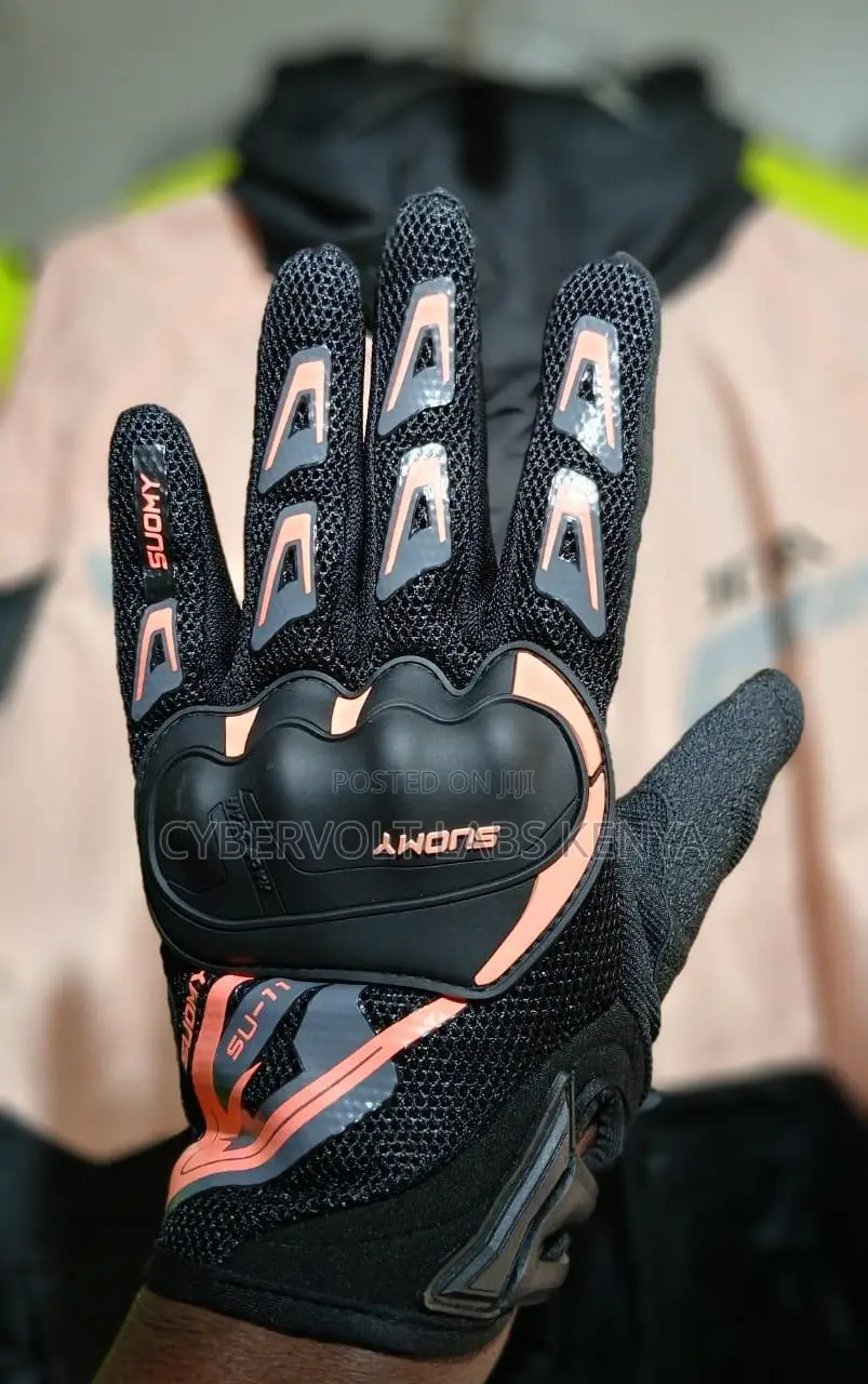 SUOMY Motorcycle Riding Gloves – Protective Knuckle Guards