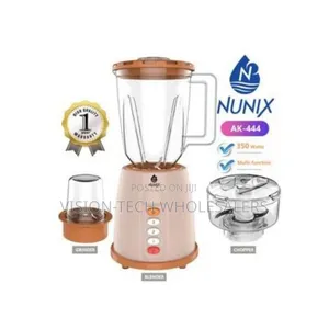 Nunix AK-444 - 3 in 1 Blender, Grinder Chopper