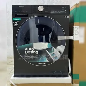 Hisense Washing Machine Front Load 12kg/8kg 
Model: Wd5i1245bb