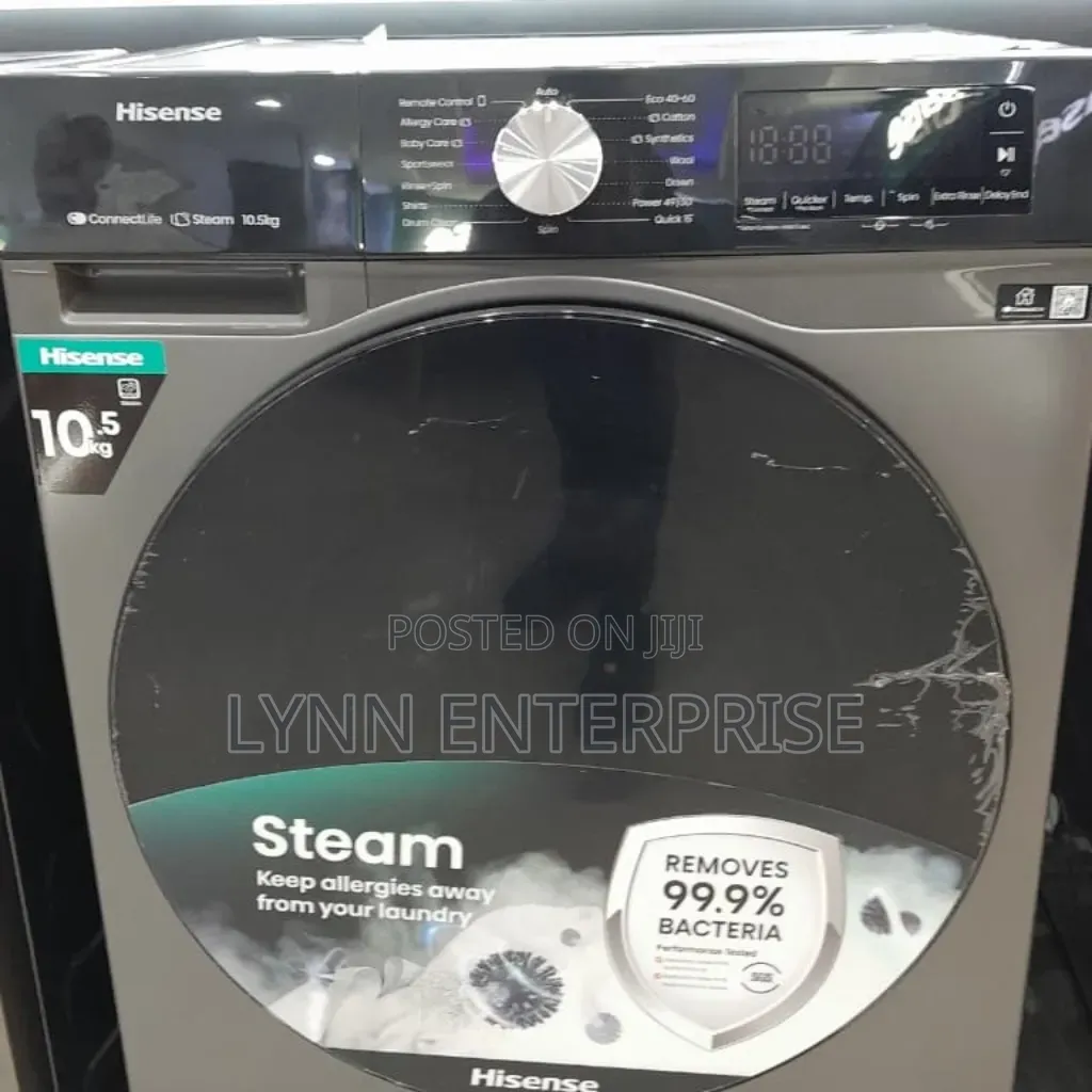 Hisense 10.5kg Washing Machine Wash and Spin 10.5