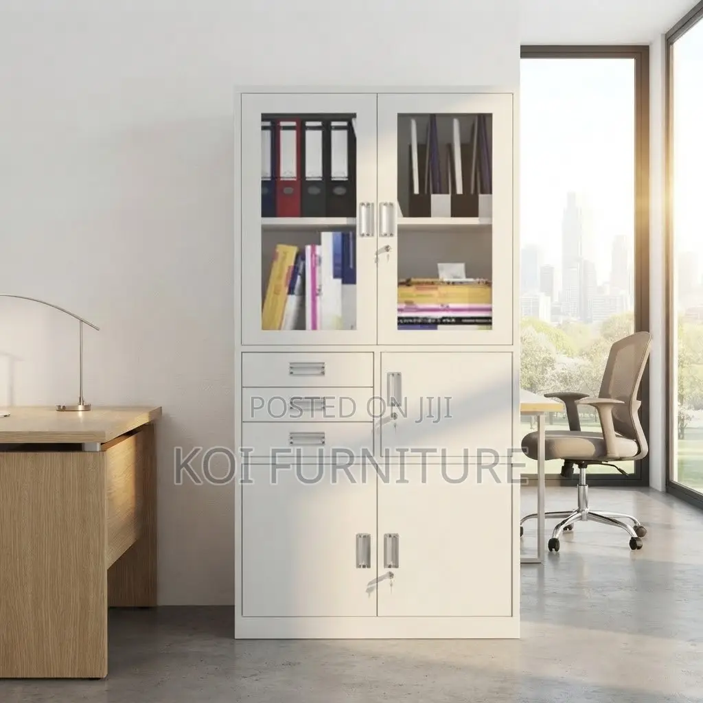 Office Cabinet; Two Doors KOI Made Steel Cabinet