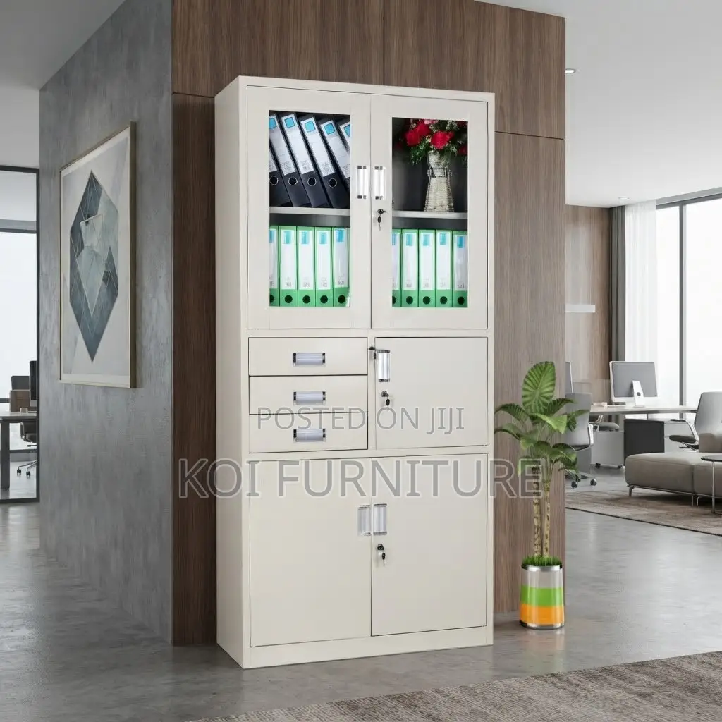 Office Cabinet; Two Doors KOI Made Steel Cabinet