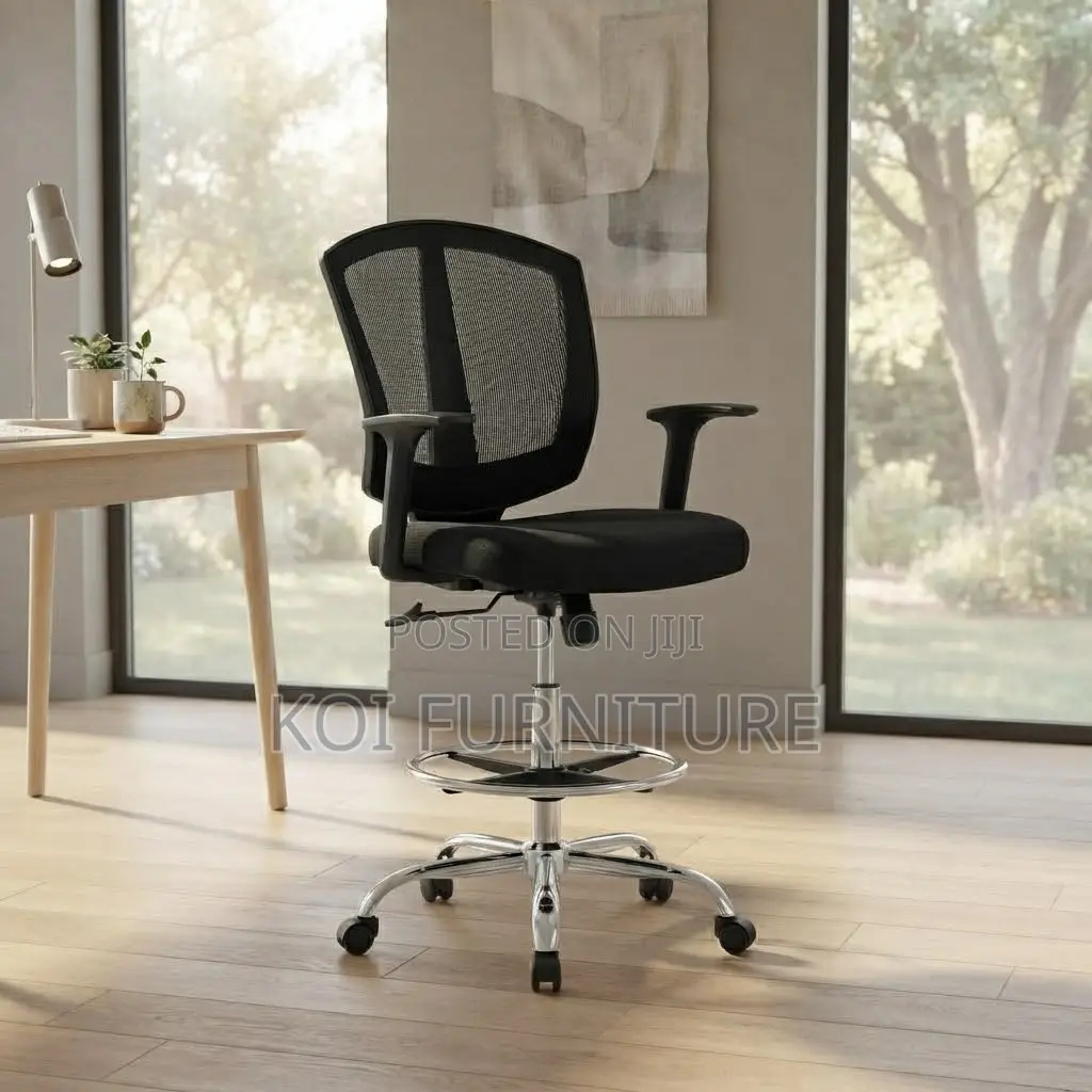 Office Chairs; High Height Receptionist Secretaries Mesh Chair