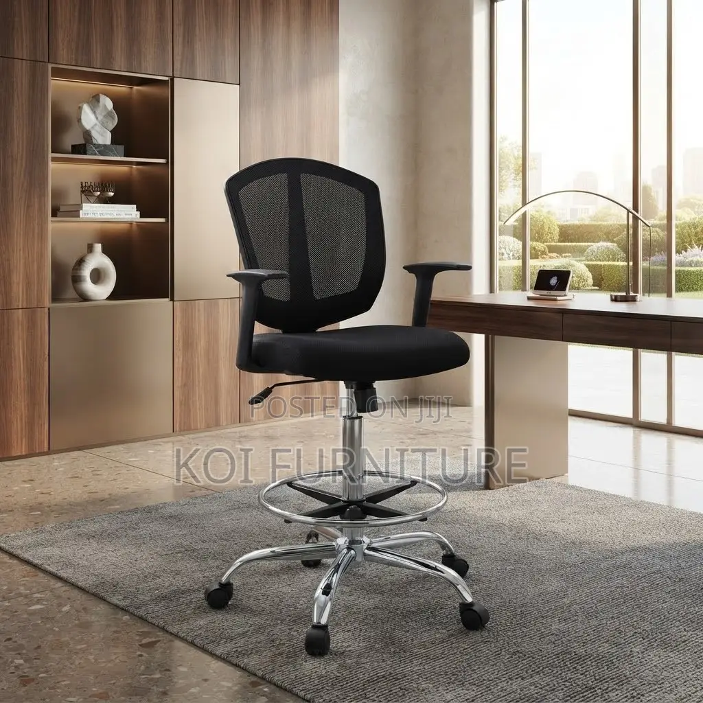 Office Chairs; High Height Receptionist Secretaries Mesh Chair
