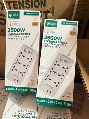 Lightwave 6 Ways Power Socket Lw-Ext-62u2c