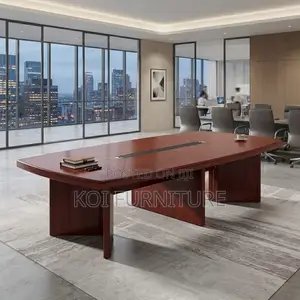 Boardroom Table; 3 Meters Brown Professional Executive Table