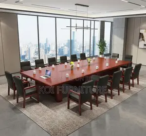 Boardroom Table; 3 Meters Brown Professional Executive Table