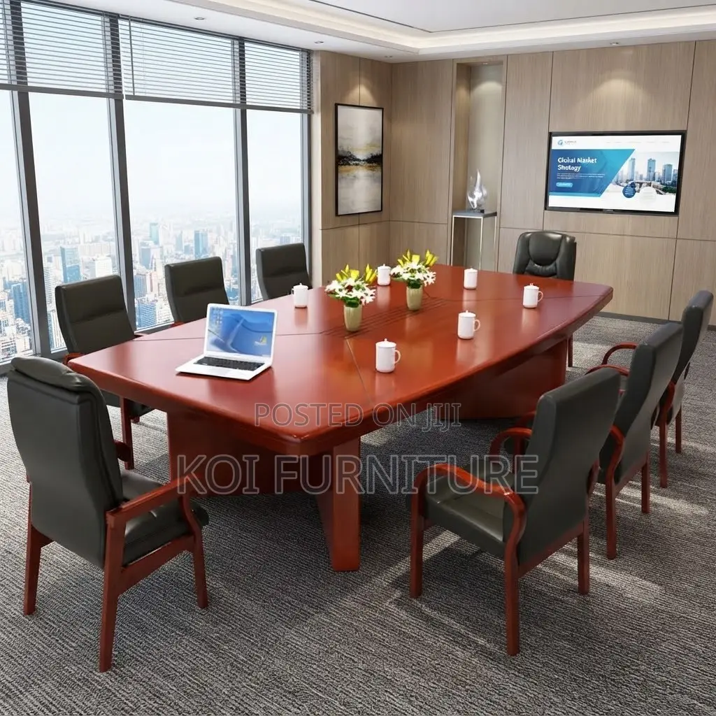 Boardroom Table; 3 Meters Brown Professional Executive Table
