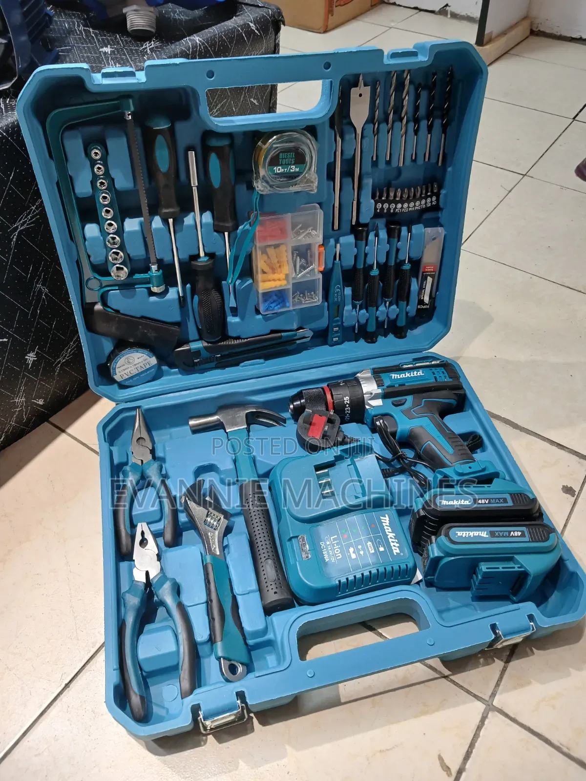 Cordless Impact Drill Toolset