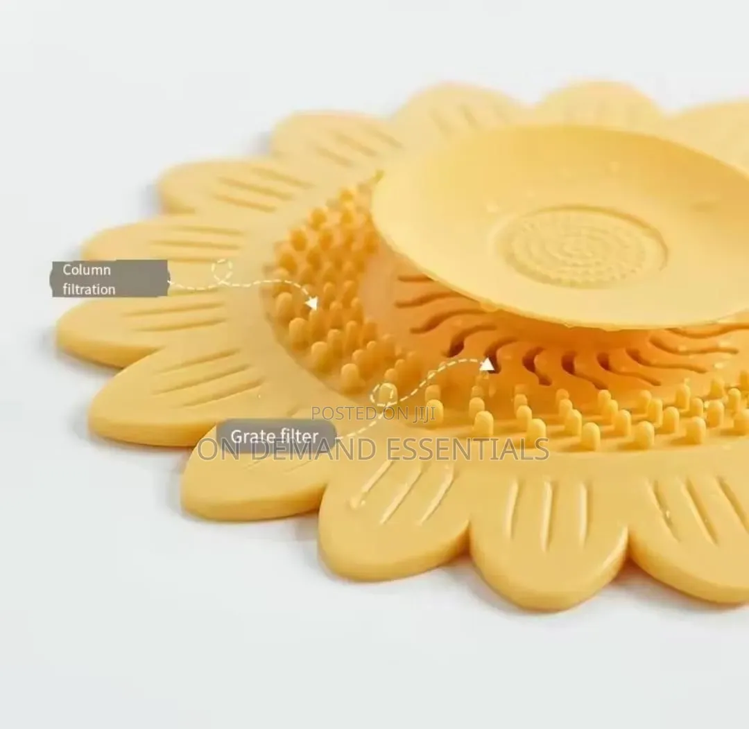 Sunflower Silicone Strainer
