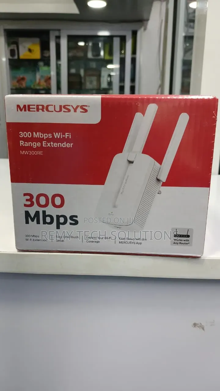 MERCUSYS MW300RE 300Mbps Wi-Fi Range Extender -